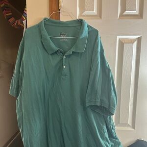 King Size Men's Green Polo Shirt